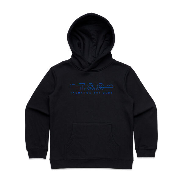 Outline Logo Blue - Kids Supply Hoodie Thumbnail