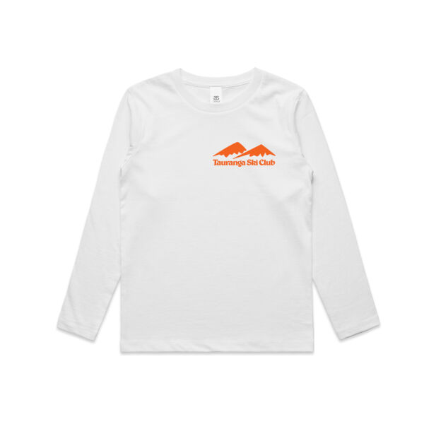 Orange logo - Kids Longsleeve Tee Thumbnail